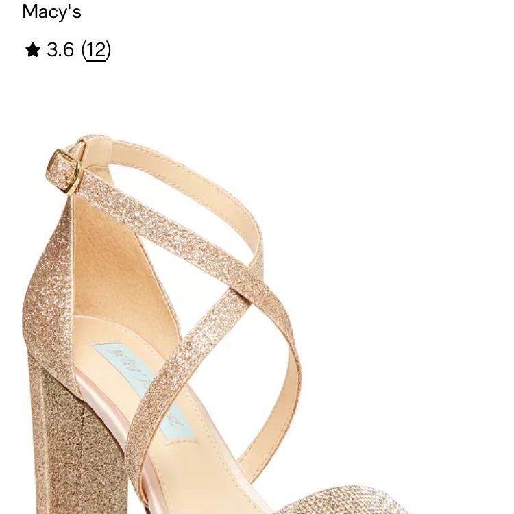 Betsey Johnson Sparkly Heels Size 8.5